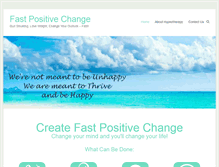 Tablet Screenshot of fastpositivechange.com
